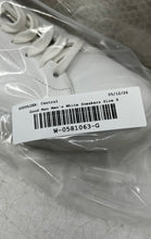 Load image into Gallery viewer, Good Man Mens Edge White Leather Lace-Up Low Top Sneaker Shoes Size 9