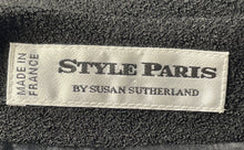 Load image into Gallery viewer, Style Paris By Susan Sutherland Womens Black Long Sleeve Wool Jacket No Size