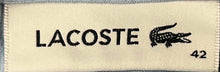 Load image into Gallery viewer, Lacoste Womens Blue Cotton Short Sleeve V-Neck Pullover T-Shirt Size 42