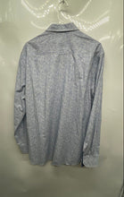 Load image into Gallery viewer, Bugatchi Mens Blue Cotton Long Sleeve Collared Button-Up Shirt Size XL
