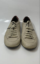 Load image into Gallery viewer, Ferricelli Mens Azzera Beige Leather Lace-Up Round Toe Sneakers Shoes Size 8.5
