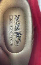 Load image into Gallery viewer, Coach And Four Womens Red Faux Suede Side Zip Block Heel Ankle Boots Size 7.5