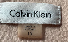 Load image into Gallery viewer, Calvin Klein Womens Pink Purple Sleeveless Back Zipper Sheath Dress Size 10