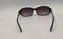 Load image into Gallery viewer, Women's Glossy Black/Gold Tone Sunglasses (NCL)