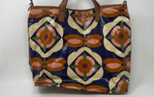 Load image into Gallery viewer, Fossil Womens Multicolor Floral Print Charm Inner Pockets Shoulder Tote Handbag