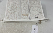 Load image into Gallery viewer, Guess Womens White Signature Print Cosmetic Makeup Bag With Tag
