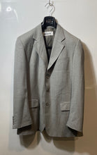 Load image into Gallery viewer, Antonio Baldan Mens Gray Long Sleeve Notch Lapel Three-Button Blazer Size 52L