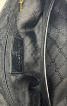 Load image into Gallery viewer, Etienne Aigner Womens Black Leather Pockets Adjustable Strap Shoulder Handbag