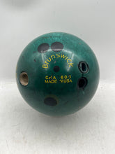 Load image into Gallery viewer, Brunswick Rhino Pro Green Right Handed Drill Round Bowling Ball