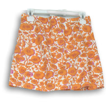 Load image into Gallery viewer, Tommy Hilfiger Womens White Orange Floral Mini Skirt Size 4