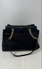 Load image into Gallery viewer, Calvin Klein Women's Black Chain Double Handle Zip Top Tote Handbag