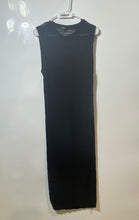 Load image into Gallery viewer, Express Womens Black Crew Neck Sleeveless Pullover Sweater Dress Size Large