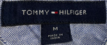 Load image into Gallery viewer, Tommy Hilfiger Mens Blue Beige Long Sleeve Collared Button-Up Shirt Size M