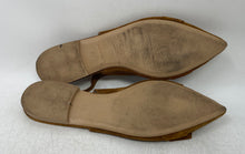 Load image into Gallery viewer, Riccardo Boccia Womens Brown Pointed Toe Flat Slingback Sandals Size 39