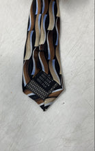 Load image into Gallery viewer, Giorgio Brutini Mens Multicolor Geometric Print Silk Adjustable Pointed Tie