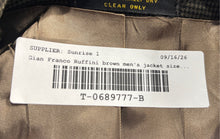 Load image into Gallery viewer, Gianfranco Ruffini Mens Brown Notch Lapel Three-Button Blazer Size 44L