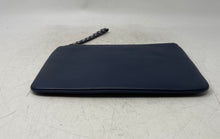 Load image into Gallery viewer, Lauren Ralph Lauren Womens Millbrook Blue Flower Design Leather Wristlet Wallet