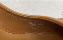 Load image into Gallery viewer, Authentic Tory Burch Womens Brown Leather Peep Toe Wedge Platform Heels Sz 7.5M