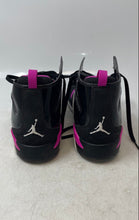Load image into Gallery viewer, Nike Boys Air Jordan Flight Club 91 Black Purple Lace-Up Sneakers Shoes Sz 9.5Y
