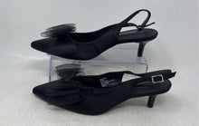 Load image into Gallery viewer, BCBGeneration Womens Deela GN264202 Black Kitten Heel Slingback Sandals Sz 7.5 M