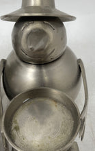 Load image into Gallery viewer, Set Of 2 Pcs Eddie Bauer Home Snowman Brushed Steel Votive Candle Holder
