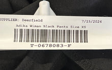 Load image into Gallery viewer, Adika Womens Black High-Rise Flat Front Stretch Flare Pants Size XS