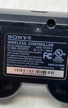 Load image into Gallery viewer, Sony PlayStation 3 Sixaxis Model: CECHZC1U Black Wireless Controller No Tested