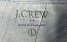 Load image into Gallery viewer, J.Crew Mens Light Blue Collared Long Sleeve Button-Up Shirt Size Large