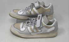 Load image into Gallery viewer, Adidas Mens Forum Lo FZ4389 White Beige Leather Lace-Up Sneaker Shoes Size 10