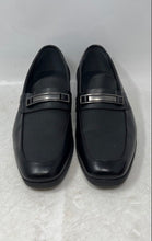 Load image into Gallery viewer, Calvin Klein Mens Jameson Black Leather Slip-On Casual Loafer Shoes Size 7 1/2