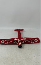 Load image into Gallery viewer, Vintage Ertl Wings Of Texaco Spokane NR-9628 Airplane Red Diecast Coin Bank