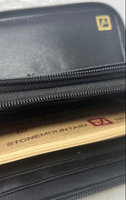 Load image into Gallery viewer, Stone Mountain Womens Nappa SLG Black Leather Zip-Around Wallet With Tag
