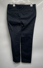 Load image into Gallery viewer, Hugo Boss Mens Black Flat Front Pockets Straight Leg Chino Pants Size 32R