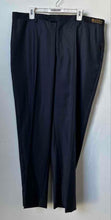 Load image into Gallery viewer, Daniel Cremieux Mens Blue Wool Flat Front Slash Pocket Dress Pants Size 40R