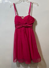 Load image into Gallery viewer, Twenty One Womens Fuchsia Sleeveless Pullover Adjustable Fit & Flare Dress Sz M