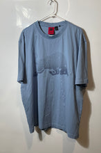 Load image into Gallery viewer, Hugo Boss Mens Blue Graphic Printed Short Sleeve Crew Neck T-Shirt Size XXL INT