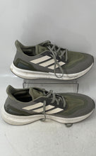 Load image into Gallery viewer, Adidas Mens Pureboost 5 Gray Green Low Top Lace-Up Sneaker Shoes Size 9.5
