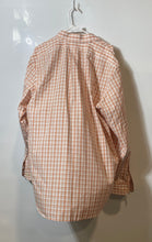 Load image into Gallery viewer, Banana Republic Mens Orange Plaid Cotton Non-Iron Classic Fit Dress Shirt Sz XL