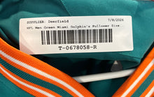Load image into Gallery viewer, Reebok Mens Green Miami Dolphins Pullover Long Sleeve NFL T-Shirt Size 2XL