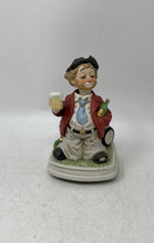Load image into Gallery viewer, Melody In Motion Multicolor Cheers Hobo Musical Porcelain Clown Figurine