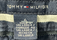 Load image into Gallery viewer, Tommy Hilfiger Womens Blue White Striped Flat Front Cropped Pants Size 6