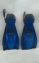 Load image into Gallery viewer, U.S. Divers Blue Black Swim Fins Mask Snorkel Water Sports Snorkeling Set