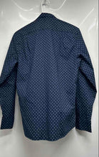 Load image into Gallery viewer, J.Crew Mens Blue Printed Slim Untucked Long Sleeve Button-Up Shirt Size S