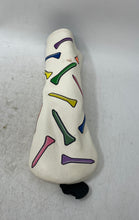 Load image into Gallery viewer, Lot Of Assorted 3-Pcs White Leather Fairway Wood And Driver Golf Club Head Cover