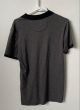 Load image into Gallery viewer, Calvin Klein Mens Gray Black Striped Print Slim-Fit Golf Polo Shirt Size S