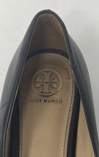 Load image into Gallery viewer, Authentic Tory Burch Womens Gigi Black Leather Slip-On Ballet Flats Size 11 M