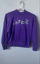 Load image into Gallery viewer, Nike Girls Air Jordan Take Flight Purple Long Sleeve Pullover Hoodie Size M