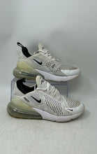 Load image into Gallery viewer, Nike Womens Air Max 270 AH6789-100 White Lace-Up Low Top Running Shoes Size 8