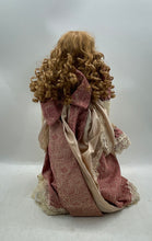 Load image into Gallery viewer, Victorian Style Curly Red Hair Lace Dress Collection Porcelain Doll