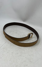 Load image into Gallery viewer, Michael Kors Womens 556267 Brown Signature Print Adjustable Buckle Belt Size L